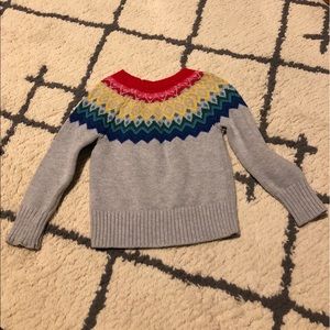 Gymboree colorful sweater, size 3 great condition